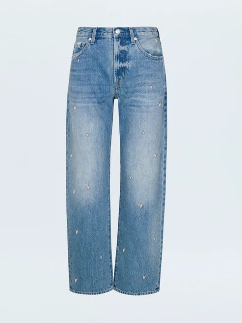 Pistola Lexi Mid Rise Straight Jean in Confetti (26) NWT